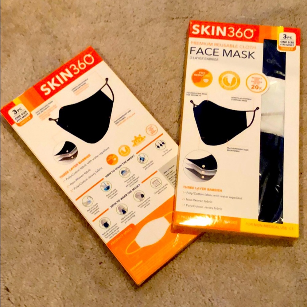 6 Face Masks! Adjustable Washable Reusable Unisex
